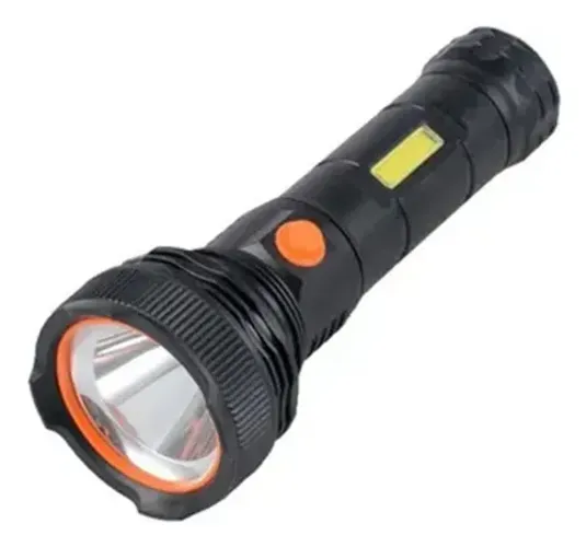 Lanterna 7x18,5cm led usb plastico