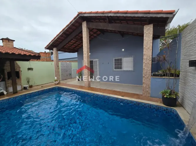 Casa em Rua de Pedestre Quatro - Jardim Somar - Peruíbe/SP