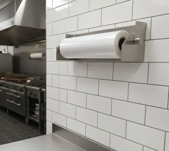 Suporte para rolo filme - cozinha industrial