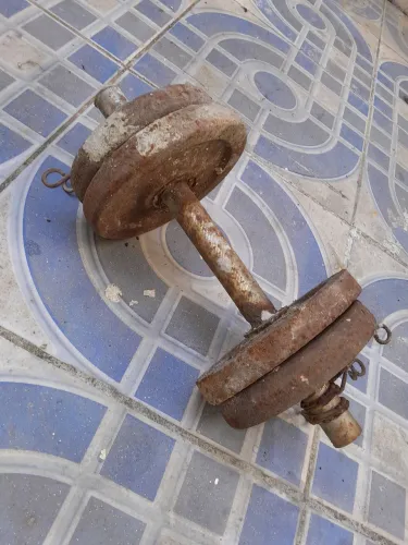 Peso de ferro 12 kg para exercícios