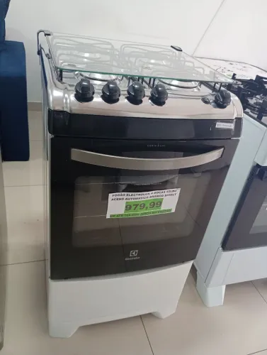 Fogão Electrolux 4 bocas 52LBU acend automático branco bivolt 