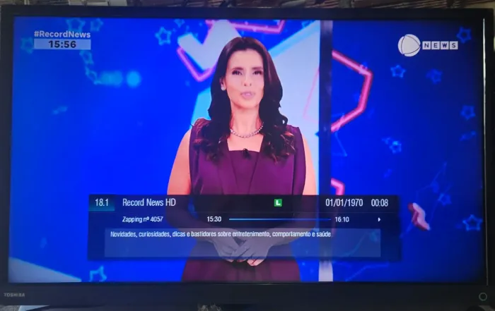 TV de LED Toshiba 32 polegadas não é Smart