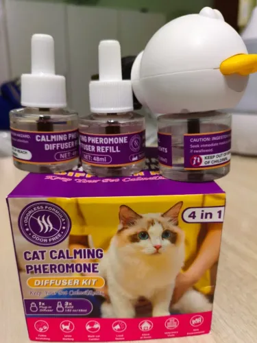 Kit completo de Difusor de Feromônios Calmantes para Gatos 