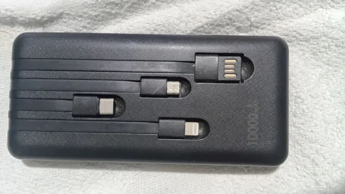 Power bank h'maston cabos integrados diversos usb