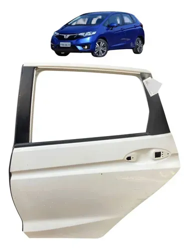 Porta Traseira Esquerda Honda Fit Wrv 2015 A 2021 Traseira Esquerda Branco
