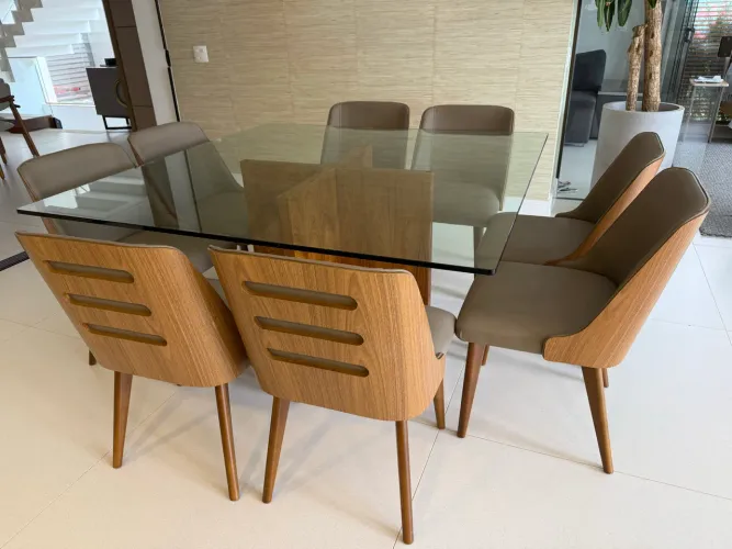 Conjunto de Mesa Jantar 1,50x1,50