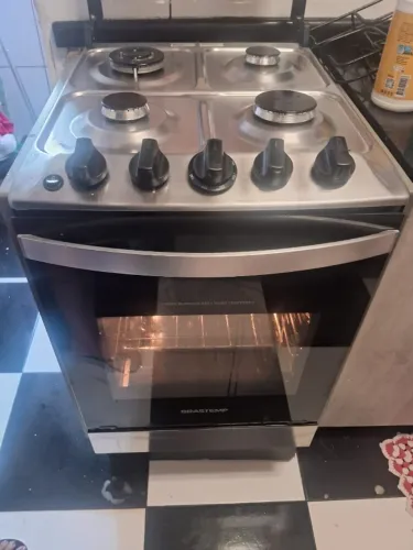 Fogão de embutir Brastemp com acendimento automático 