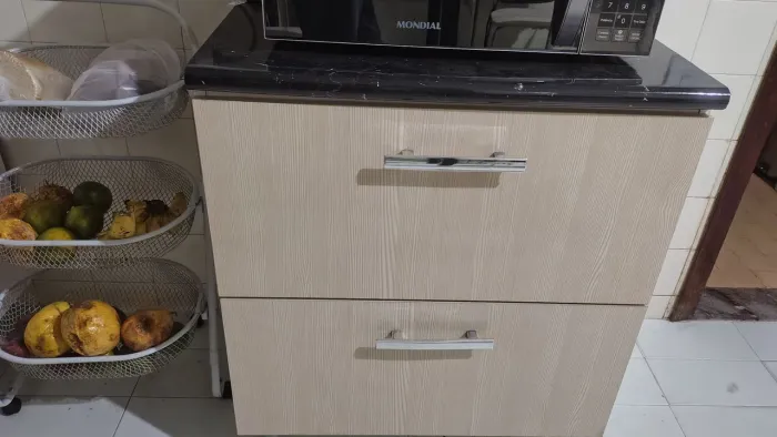 Armário/balcão de cozinha 2 gavetões