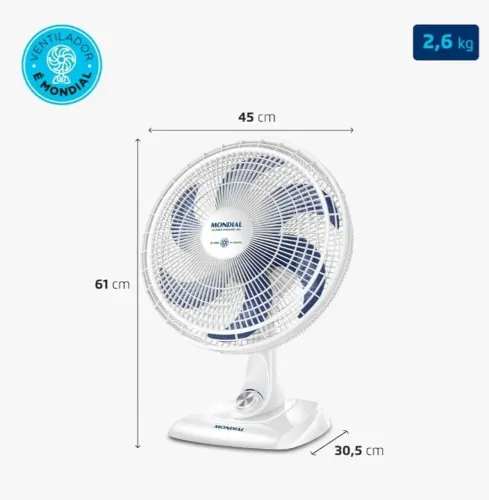 Ventilador de mesa mondial turbo NOVO NA CAIXA