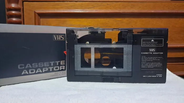 Adaptador pra fita vhs-c - FUNCIONANDO 