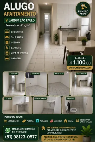 ? ALUGO APARTAMENTO EM JARDIM SÃO PAULO ?