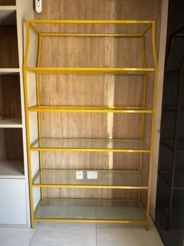 Prateleira Estante de Vidro