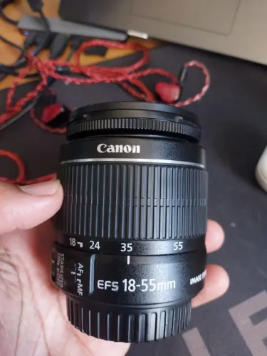 Lente Canon EF-S 18-55mm + Filtro UV Insignia 58mm