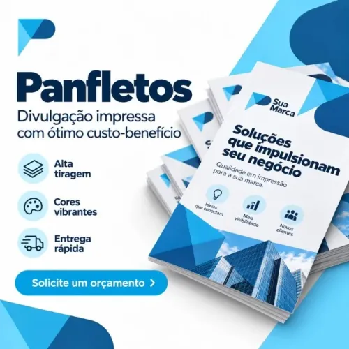 PANFLETOS PERSONALIZADOS | DIVULGUE SEUS PRODUTOS E SERVIÇOS