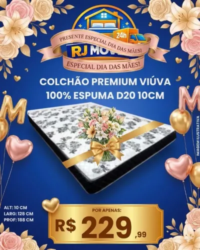 Colchão viúva D20 (Pague na entrega)