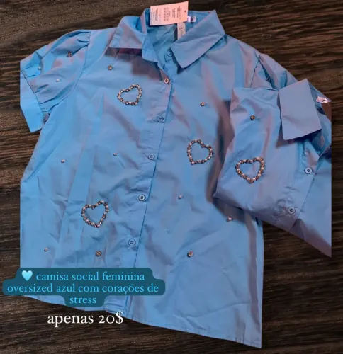 Camisa social feminina