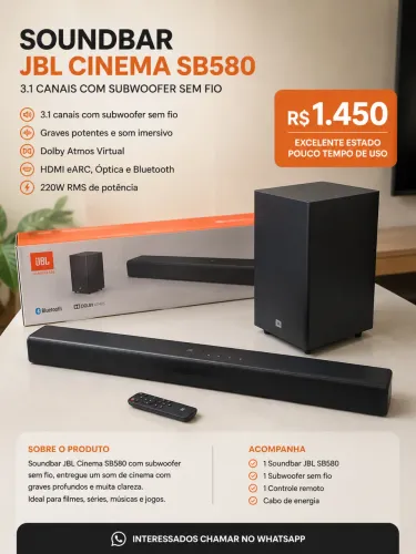 Soundbar JBL Cinema SB500