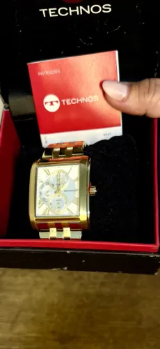 RELÓGIO TECHNOS ORIGINAL CLASSIC GRANDTECH - NOVO E SEM USO 