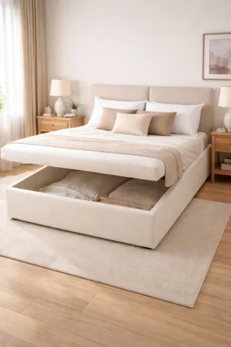 Base Baú Casal - Ideal para Otimizar Espaço no Quarto