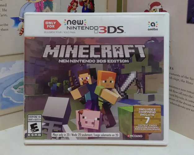 Jogo Minecraft New Nintendo 3DS Edition em Português + Brinde