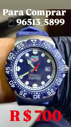 Relógio TAG HEUER F1 AUTOMÁTICO SOLARGRAPH