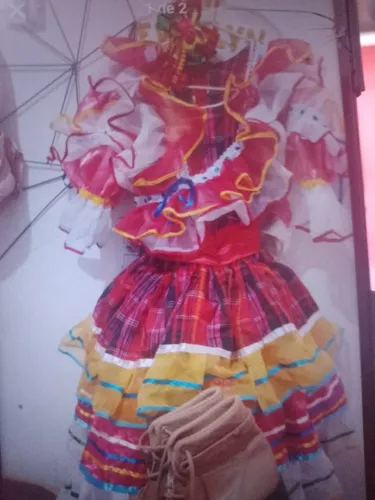 Vestido junino de quadrilha