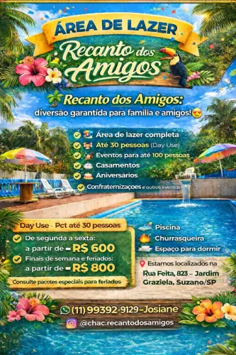 Área de lazer RECANTO DOS AMIGOS