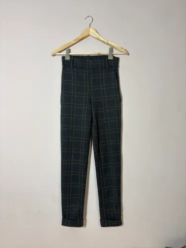 Calça lanzinha skinny xadrez