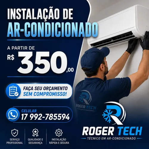 Instalação de ar condicionado