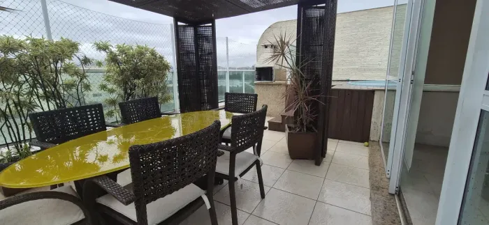 Cobertura com 4 quartos 245m2 Barra da Tijuca, Condomínio Le Parc