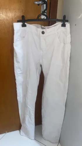 Calças Jeans Brancas