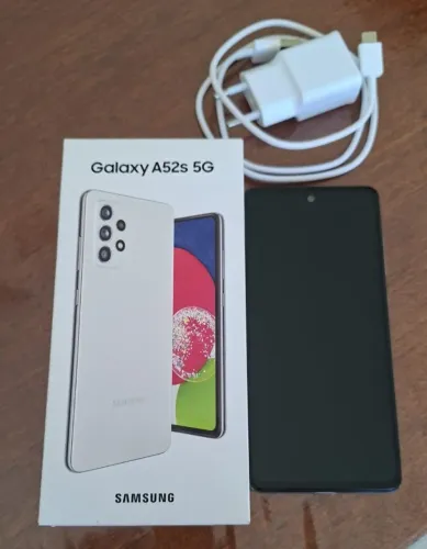 Samsung Galaxy A52 5G Branco 128GB - Ótimo Estado | Caixa + Carregador