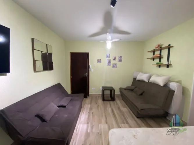 Apartamento com 1 dormitório à venda, 27 m² por R$ 215.000 - Canto do Forte - Praia Grande