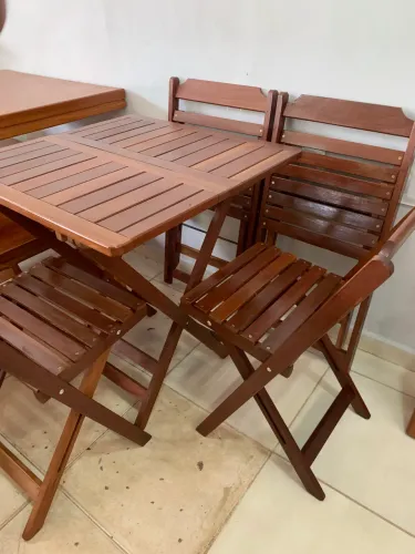 Mesa dobrável madeira pura 