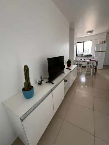 [PORTAL-PRAIA-MOB-94206] Lindo Apto Mobiliado 2 Quartos | Suíte + Varanda com Vista Mar