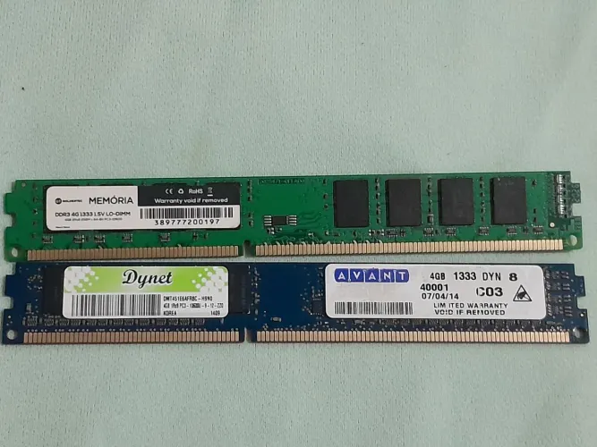 8gb Memória ram ddr3