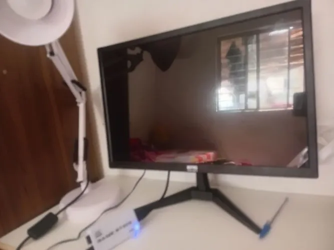 Monitor novo só usou para tentar