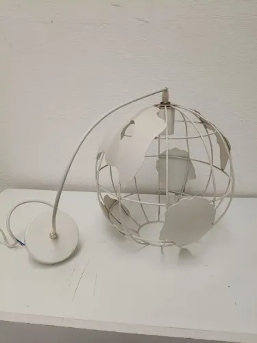 Lustre estilo mapa mundi 
