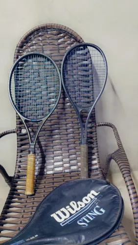 ? Kit com 2 Raquetes de Tênis - Wilson + Yamaha + Capa (Usadas)