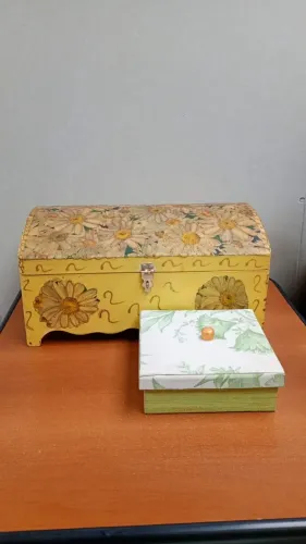 2 Caixas organizadoras MDF Vintage DV00149