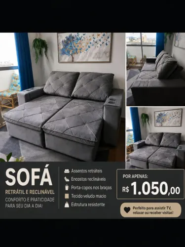Sofa retrátil