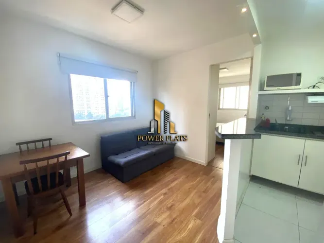 Flat mobiliado no Paulista Flats II, Jardim Paulista, 1 dormitório, 1 vaga - São Paulo - S