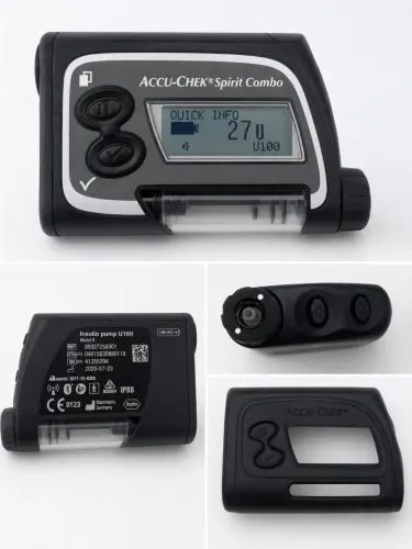 Bomba de Insulina Accu-Chek Spirit Combo Funcionando Perfeitamente