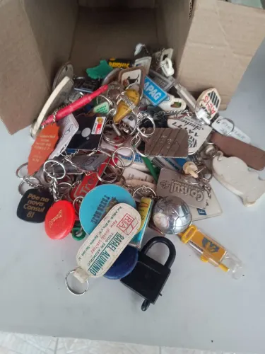 Chaveiros para doação