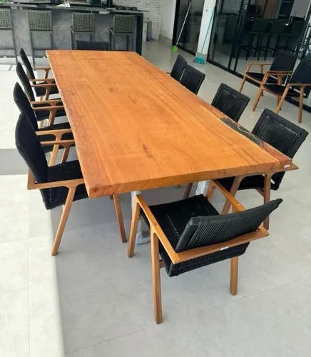Conjunto de mesa área gourmet 