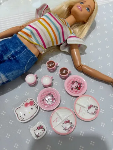 Pratinhos para casa da Barbie 