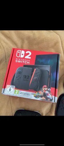 Nintendo Switch 2 Completo + Jogo EA FC 26 + Controle Pro e Case - Impecável!<br>