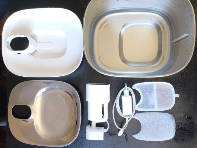 Fonte d'água bebedouro para gatos automático 4L