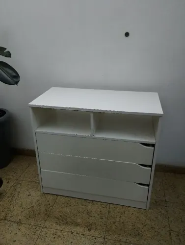Cômoda branca 3 gavetas