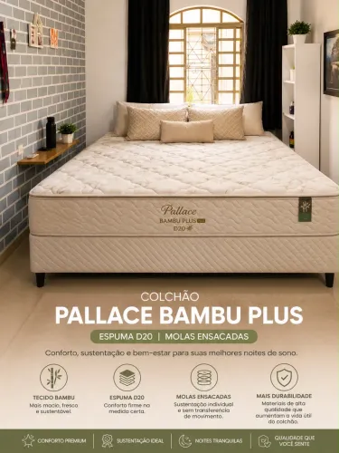 Colchão Pallace Bambu Plus